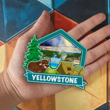 Магнит на холодильник для Йеллоустоуна, Вайоминг, США, 928