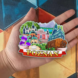 Refrigerator Magnet for Poznan Poland  2118