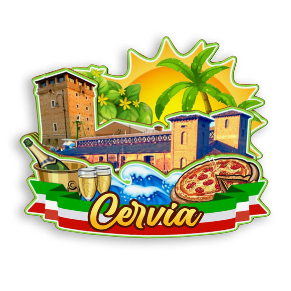 Refrigerator Magnet for Cervia Italy  1269