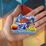 Kühlschrankmagnet für Freiburg Deutschland 1201