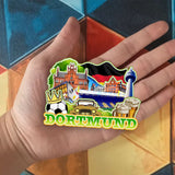 Refrigerator Magnet for Dortmund Germany  1181