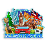 Refrigerator Magnet for Manchester UK  1439