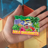 Магнит на холодильник Белу-Оризонти, Бразилия, 1908 г.