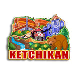 Kühlschrankmagnet für Ketchikan Alaska USA 154