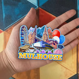 Refrigerator Magnet for Mulhouse France  1355