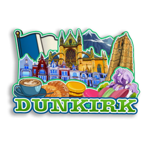 Refrigerator Magnet for Dunkirk France  2633