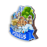 Refrigerator Magnet for Piraeus Greece  1733