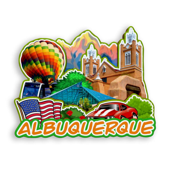 Refrigerator Magnet for Albuquerque New Mexico USA  1057