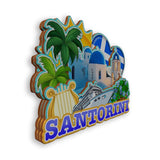 Refrigerator Magnet for Santorini Greece  1708