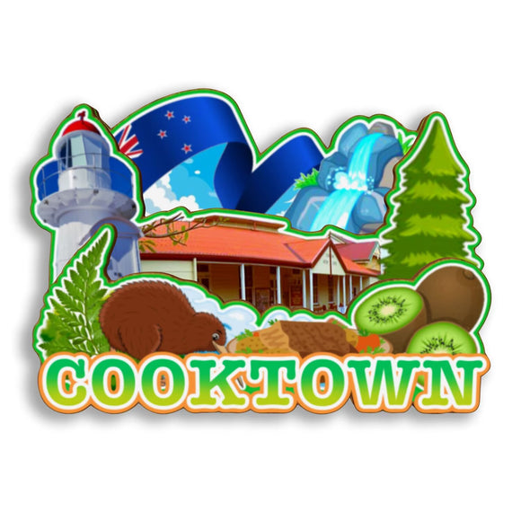 Refrigerator Magnet for Cooktown New Zealand  2747