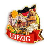 Refrigerator Magnet for Leipzig Germany  1191