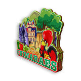 Refrigerator Magnet for Guimaraes Portugal  1951