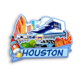 Kühlschrankmagnet für Houston Texas USA 382