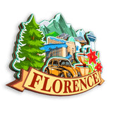 Kühlschrankmagnet für Florence Alabama USA 351