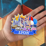 Refrigerator Magnet for Lyon France  1316