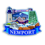 Refrigerator Magnet for Newport Oregon USA  1107