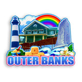 Refrigerator Magnet for Outer Banks North Carolina USA  1092