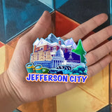 Refrigerator Magnet for Jefferson City Missouri USA  1024