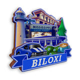 Refrigerator Magnet for Biloxi Mississippi USA  1012