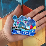 Refrigerator Magnet for Seattle Washington USA  898