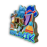 Refrigerator Magnet for Keflavik Iceland  2256