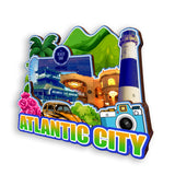 Refrigerator Magnet for Atlantic City New Jersey USA  1051