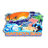 Refrigerator Magnet for Huntington Beach California USA  262