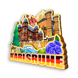 Refrigerator Magnet for Karlsruhe Germany  1198