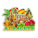 Refrigerator Magnet for Albacete Spain  1495