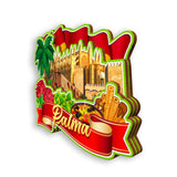 Kühlschrankmagnet für Palma Spanien 1409