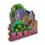 Refrigerator Magnet for Le Havre France  1370