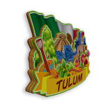 Refrigerator Magnet for Tulum Mexico  1807