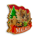 Kühlschrankmagnet für Malaga, Spanien 1395