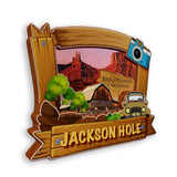 Refrigerator Magnet for Jackson Hole Wyoming USA  932
