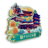 Refrigerator Magnet for Fuxin, Anhui, China  741