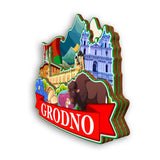 Refrigerator Magnet for Grodno Belarus  2468