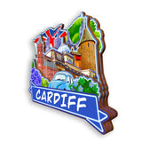 Refrigerator Magnet for Cadiff UK  1466