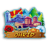 Refrigerator Magnet for Ohrid North Macedonia  2507