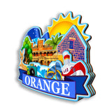 Refrigerator Magnet for Orange Australia  2702