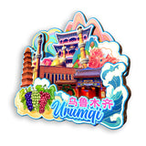 Kühlschrankmagnet für Urumqi, Xinjiang, China 624
