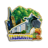 Refrigerator Magnet for Frederiction New Brunswick Canada  128