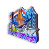 Refrigerator Magnet for Rotterdam Netherlands  1973