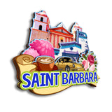 Refrigerator Magnet for Saint Barbara California USA  251