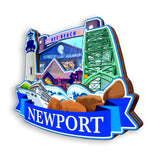 Refrigerator Magnet for Newport Oregon USA  1107
