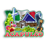 Refrigerator Magnet for Acapulco Mexico  1812