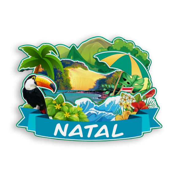 Refrigerator Magnet for Natal Brazil  1917