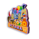 Kühlschrankmagnet für Ottawa, Kanada 1858