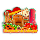 Refrigerator Magnet for L'Hospitalet de Llobregat Spain  1518