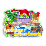 Refrigerator Magnet for Las Palmas de Gran Canaria Spain  1422