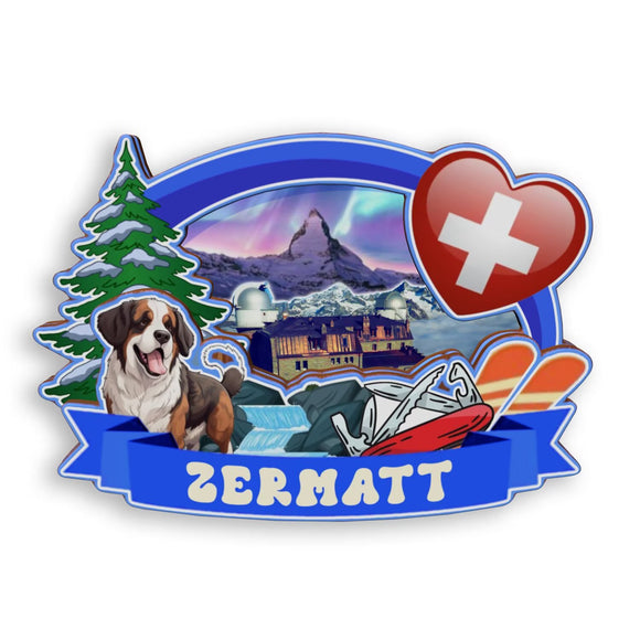 Refrigerator Magnet for Zermatt Switzerland  2033